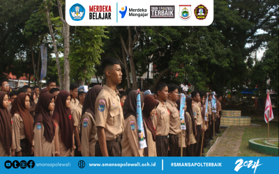 PRAMUKA BLOK UPTD SMAN 1 POLEWALI