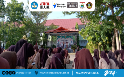 JUMAT KREATIF DAN BERAKSI UPTD SMAN 1 POLEWALI