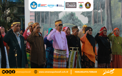 UPACARA HARDIKNAS UPTD SMA NEGERI 1 POLEWALI
